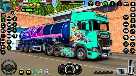 US Oil Tanker Truck Drive Sim স্ক্রিনশট 0