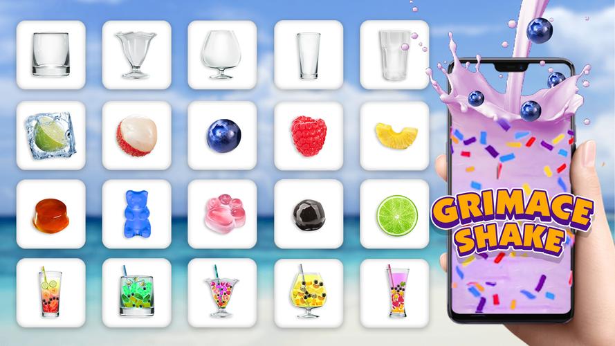 Boba Grimaces Shake Bubble Tea Captura de pantalla 2