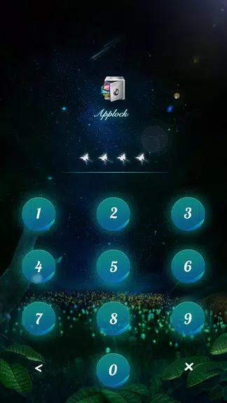 AppLock Theme Flying Butterfly Tangkapan skrin 1