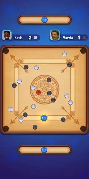 Carrom Strike - Disc Pool Game Tangkapan skrin 2