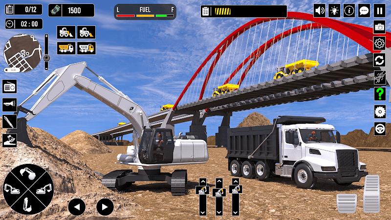 Construction Game: Truck Games Captura de tela 0