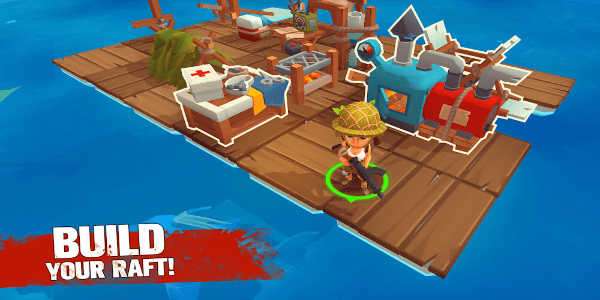 Grand Survival: Raft Adventure ဖန်သားပြင်ဓာတ်ပုံ 1