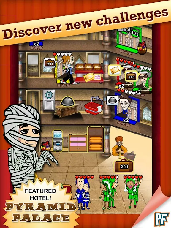 Hotel Dash Tangkapan skrin 0