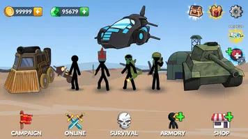 Schermata Age of Stickman Battle of Empires 0