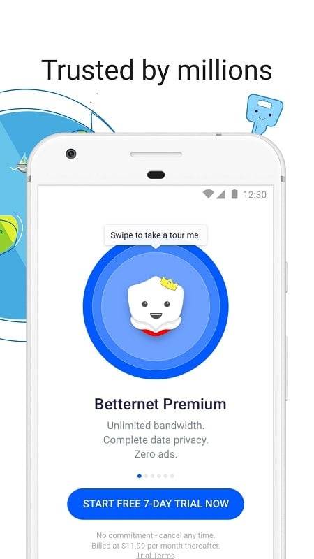 Betternet VPN: Unlimited Proxy Screenshot 2