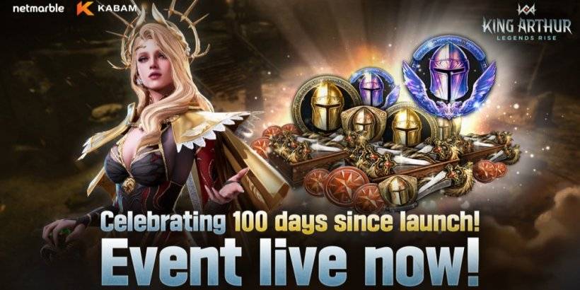 King Arthur: Legends Rise meraikan 100 hari sejak dibebaskan dengan tiga acara yang penuh aksi