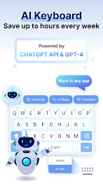 AI Type: AI Keyboard & Chat Capture d'écran 1