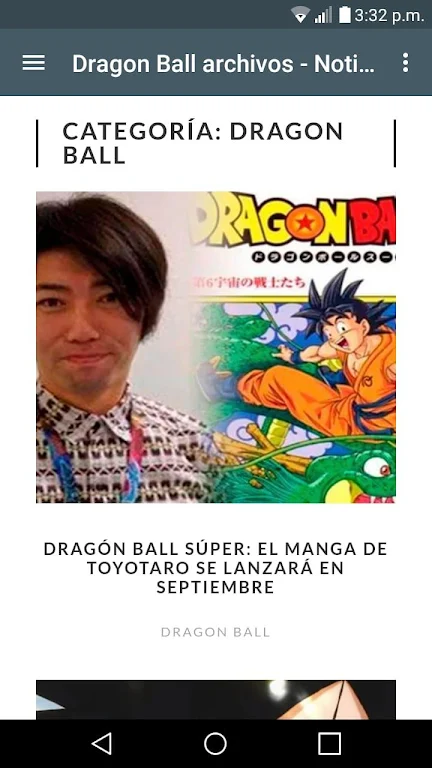 Noticias Anime 스크린샷 3