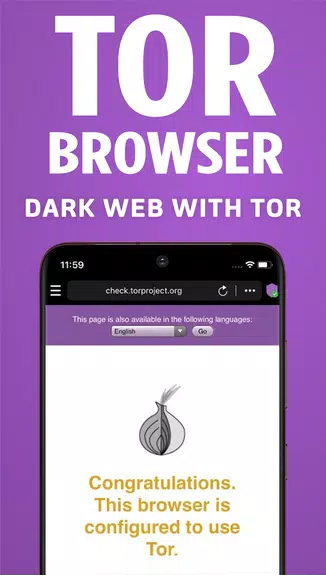 TOR Browser: OrNET Onion Web Скриншот 1