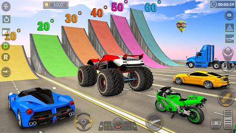 Superhero Game: Ramp Car Stunt স্ক্রিনশট 2