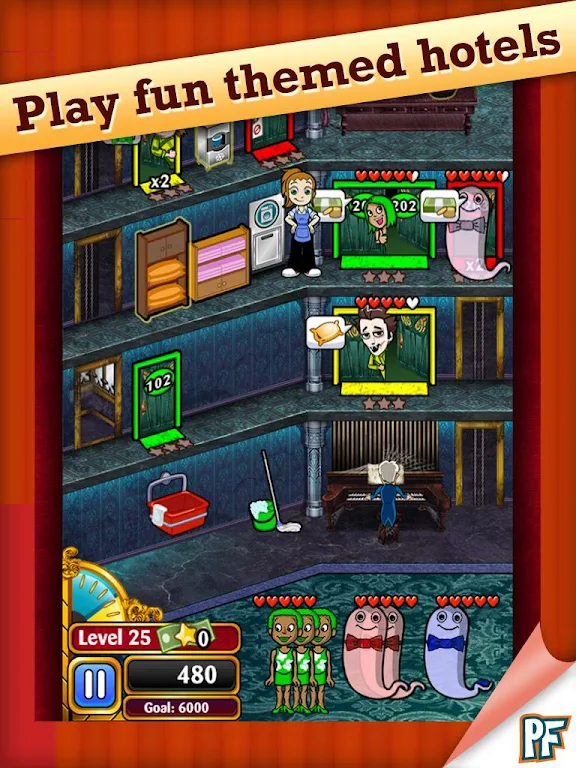 Hotel Dash Tangkapan skrin 2
