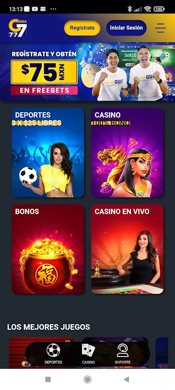 Gana777 Apuestas y Casino ภาพหน้าจอ 0