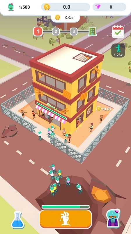 Idle Zombie Army Скриншот 0