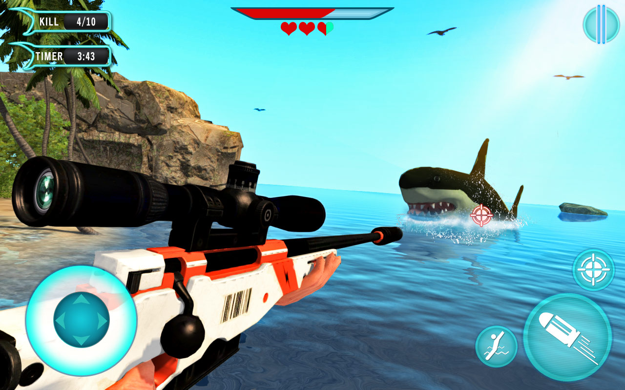 Hunt Wild Shark Simulator ภาพหน้าจอ 1