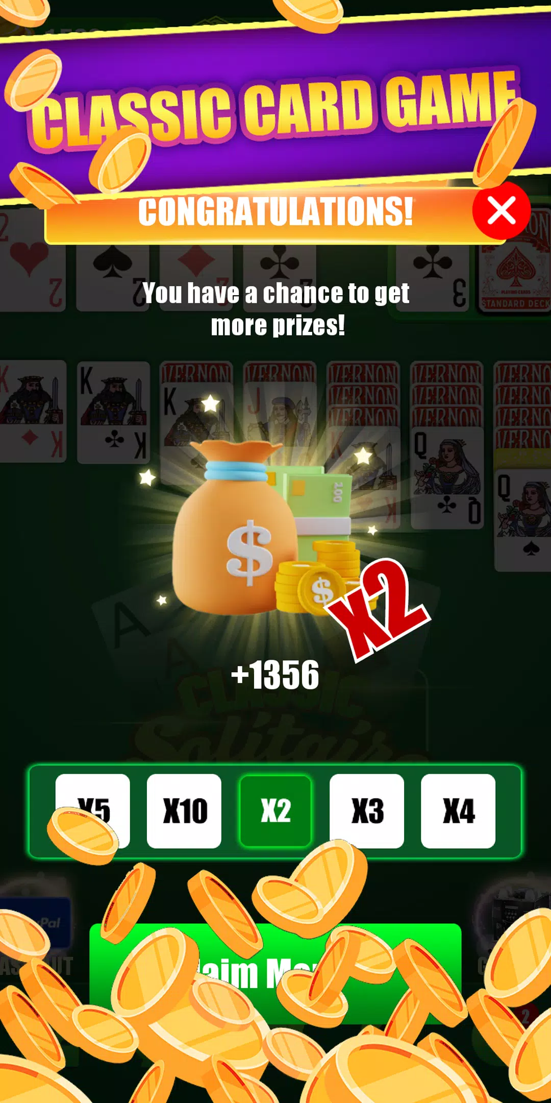 Funny Solitaire-Card Game Schermafbeelding 1