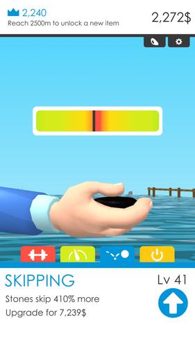Stone Skimming Captura de pantalla 1