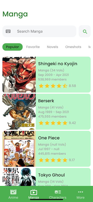 9Anime and Manga Tangkapan skrin 1