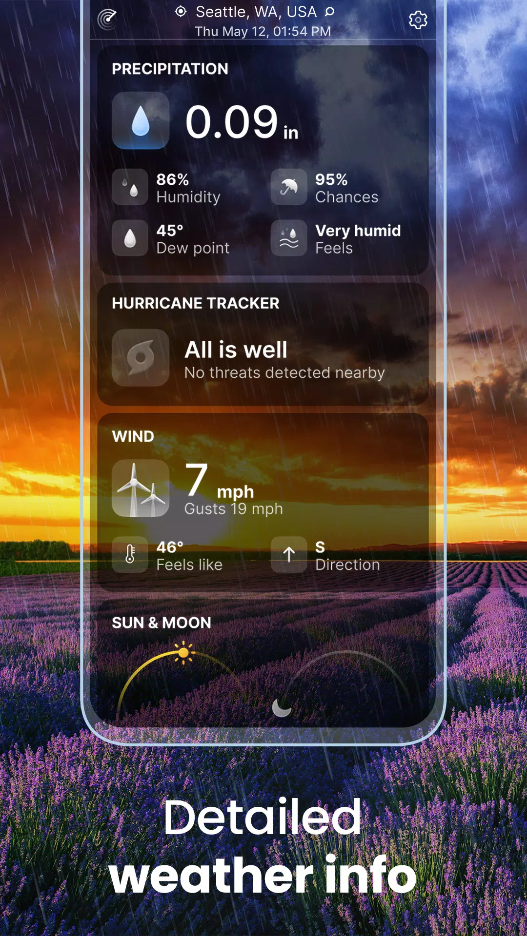 Weather Live° Capture d'écran 3