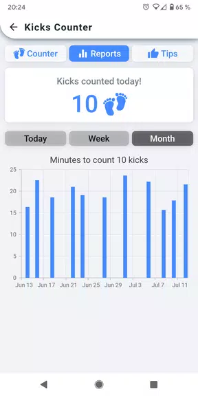 Kick Counter - Track your baby স্ক্রিনশট 3
