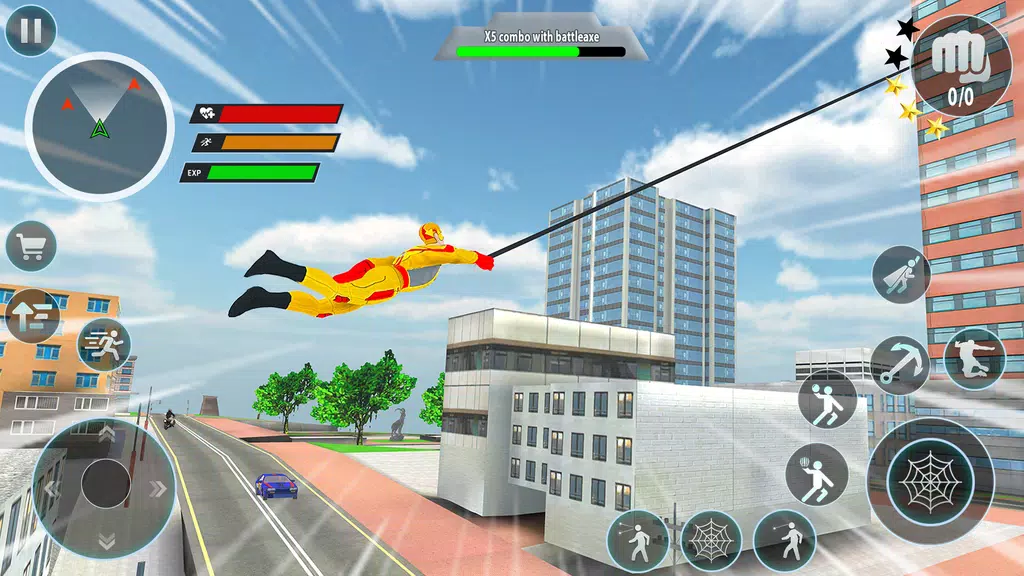 Police Robot Rope Hero Game 3d Screenshot 2