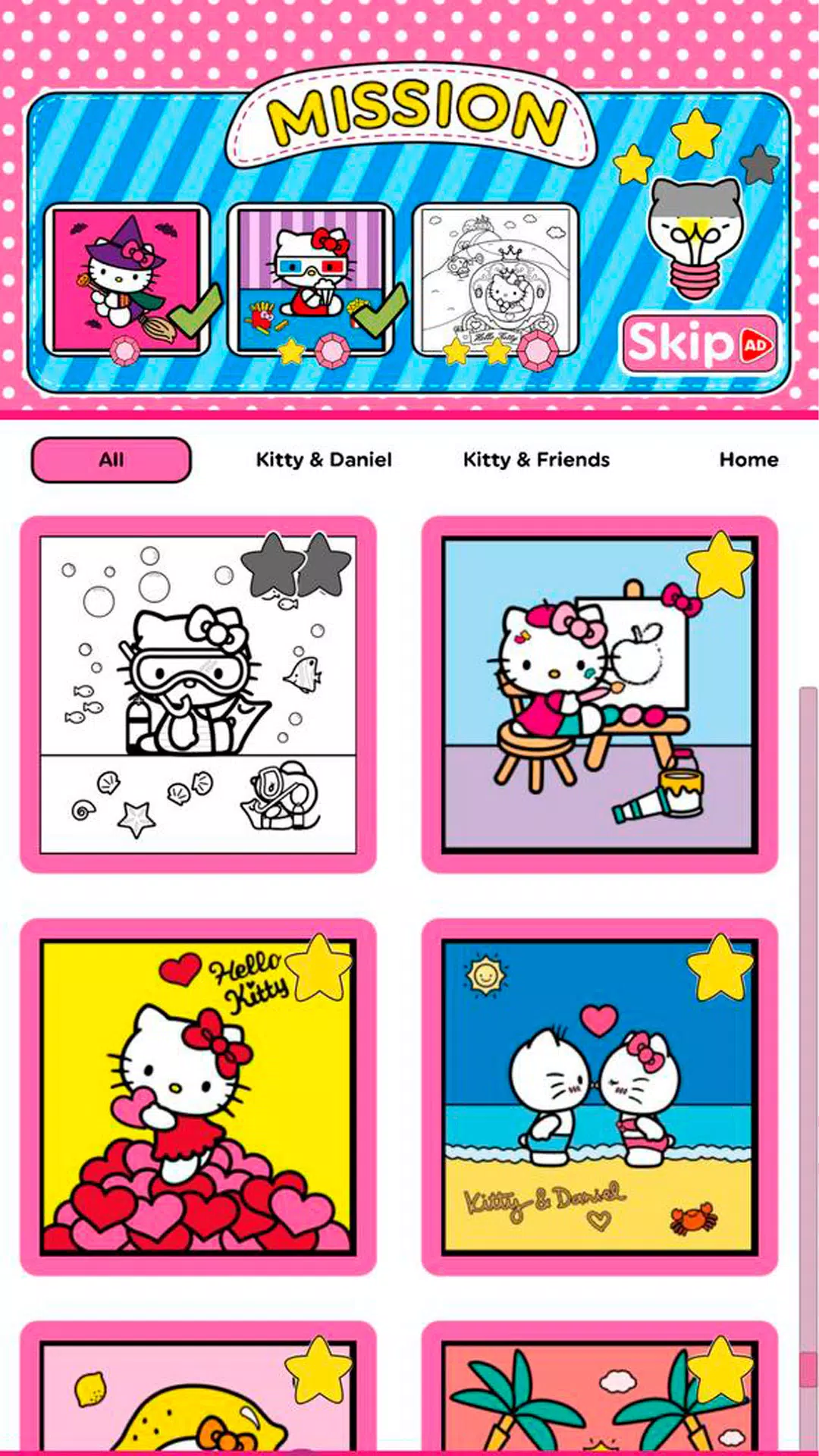 Hello Kitty: Coloring Book Tangkapan skrin 1