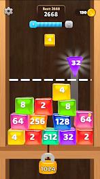 Jelly Cubes 2048: Puzzle Game स्क्रीनशॉट 3