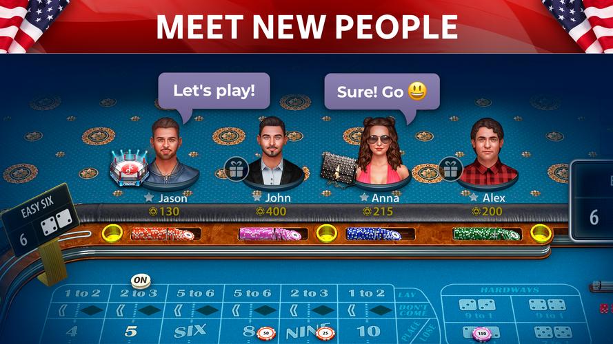 Vegas Craps by Pokerist スクリーンショット 1
