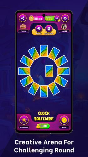Clock Solitaire Captura de tela 2