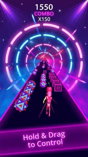 Blade Slash Runner on Beats 3D Скриншот 0