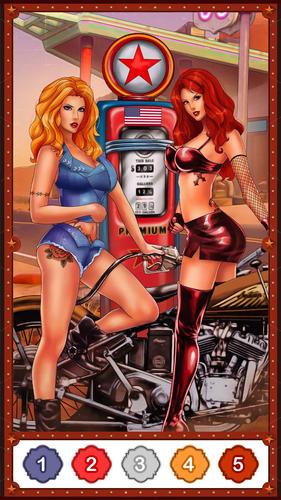 Retro Style Coloring Games Captura de tela 1