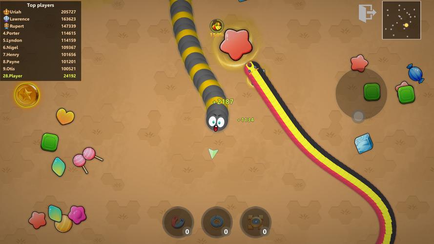 Slinky Snake: Worm.io Game 스크린샷 3