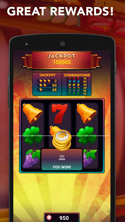 SEVEN! Slots ဖန်သားပြင်ဓာတ်ပုံ 1