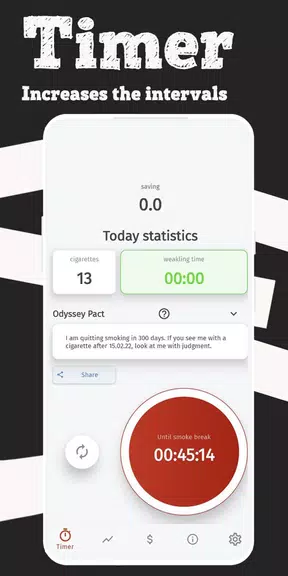 SWay: Quit/Less Smoking Slowly স্ক্রিনশট 0
