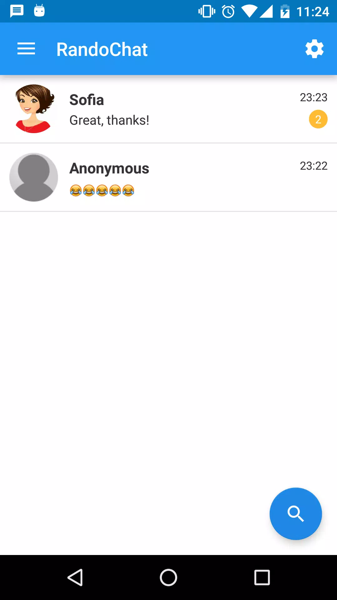 RandoChat - Chat roulette Captura de pantalla 1