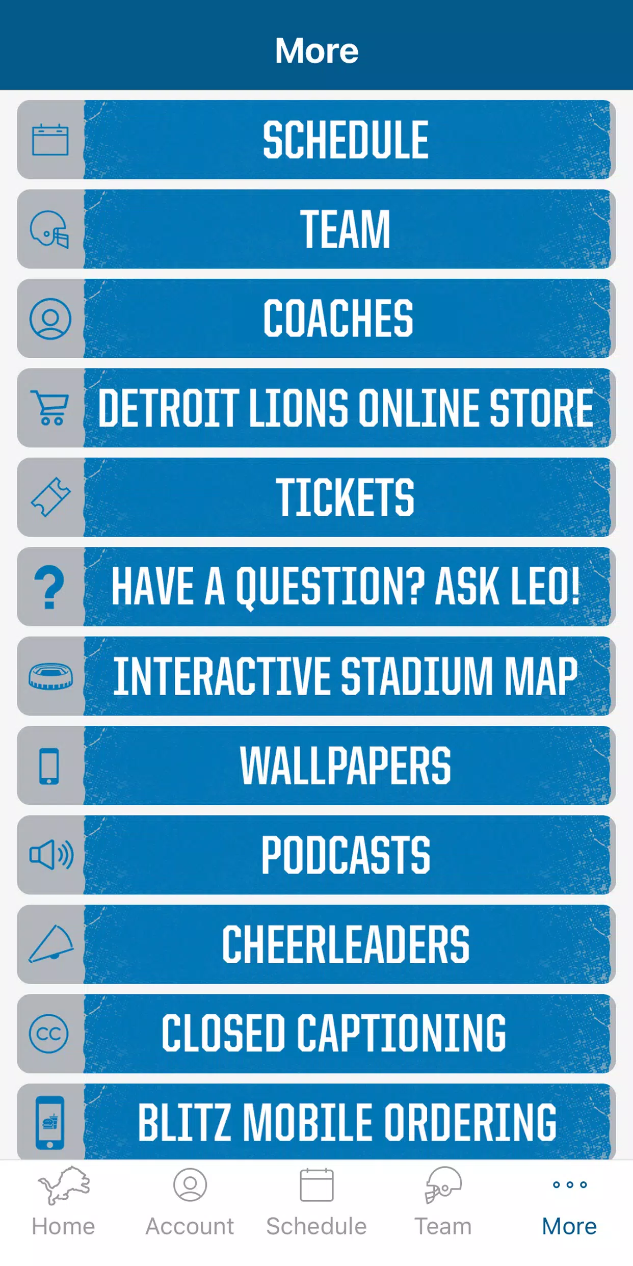 Detroit Lions Mobile Ảnh chụp màn hình 2