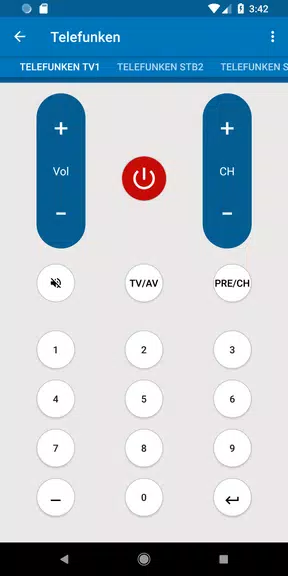 Telefunken TV Remote ဖန်သားပြင်ဓာတ်ပုံ 3