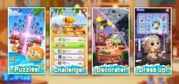 子供向けの色彩豊かなパズル＆ゲーム、楽しいキャラクター、魅力的なアクティビティ、赤ちゃん、異なる衣装