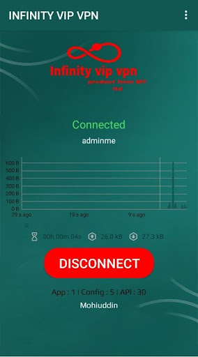 Infinity vip vpn Screenshot 0