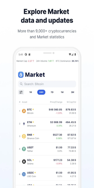 Dropstab: Crypto & Portfolio Screenshot 0