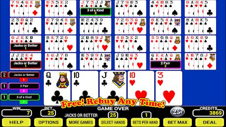 Twenty-Five Play Poker Screenshot 0