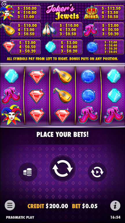 Joker’s Jewels Slot Casino Win स्क्रीनशॉट 2