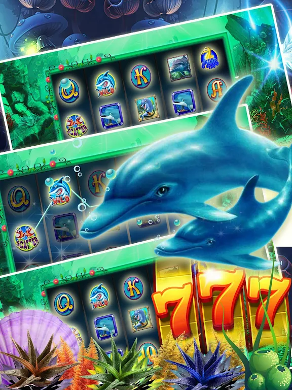 Lucky Dolphin Slots: Free Casino Slot Machines Schermafbeelding 2