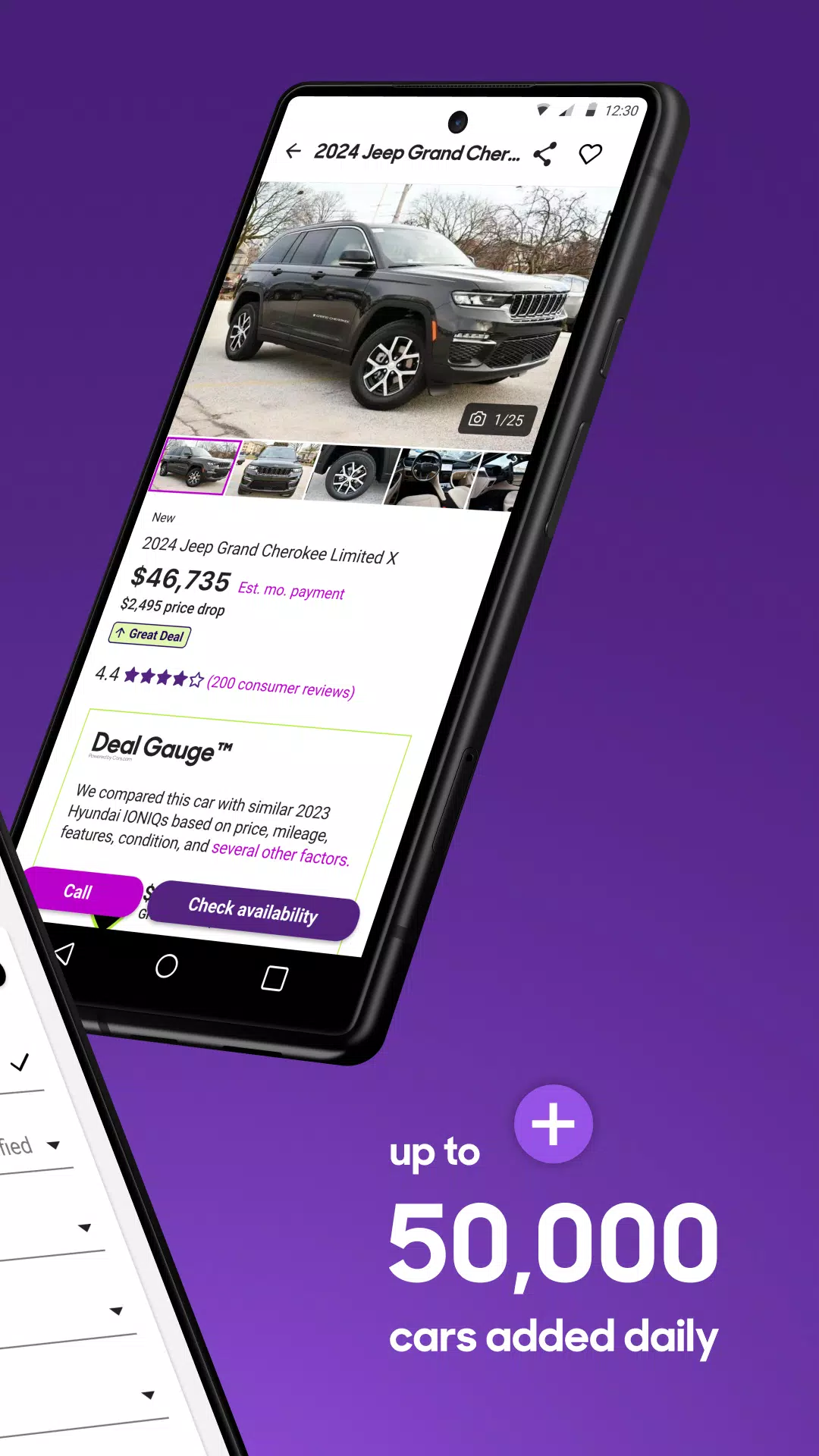 Cars.com ဖန်သားပြင်ဓာတ်ပုံ 1