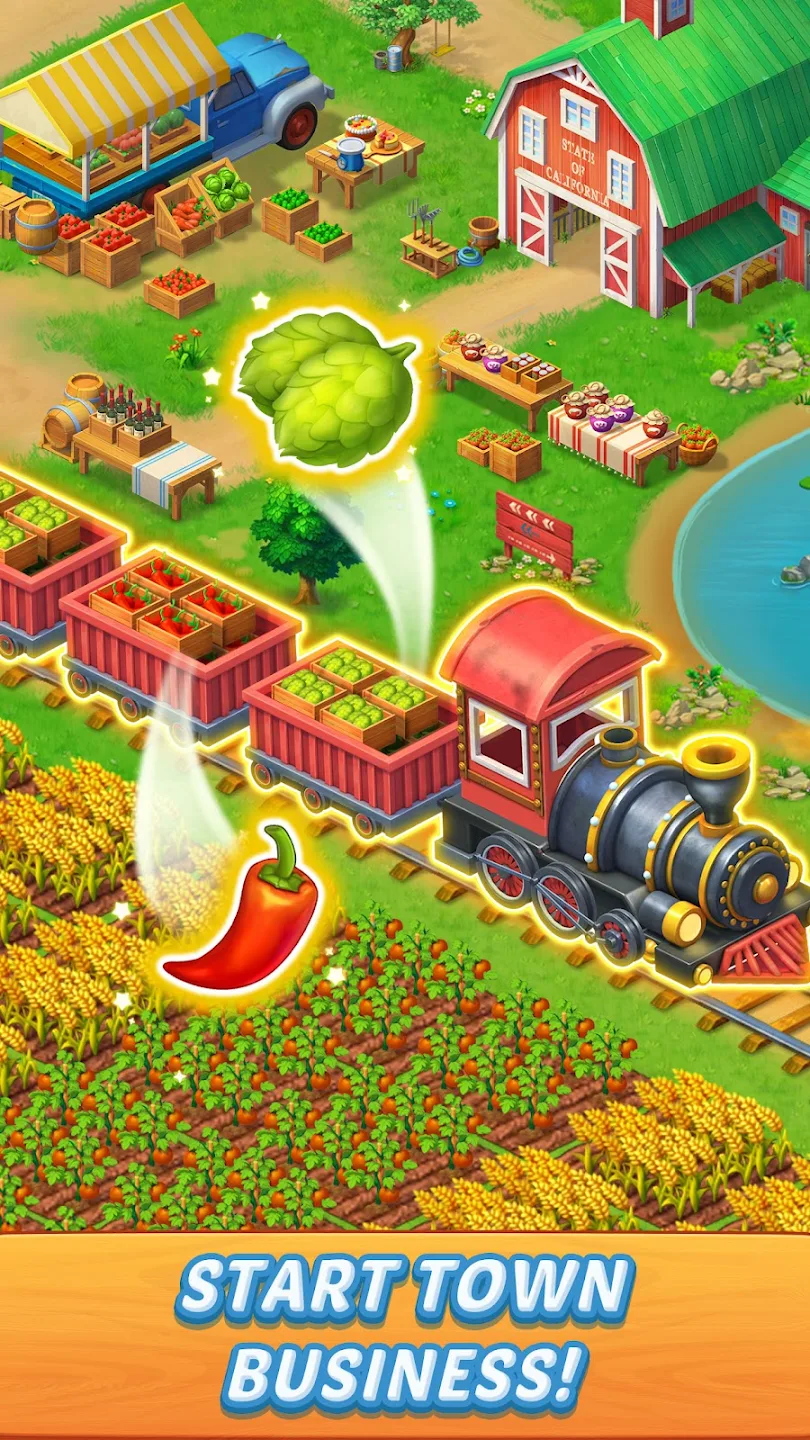 Solitaire Farm Adventure Games Ekran Görüntüsü 2