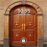 Vintage Door Lock Screen