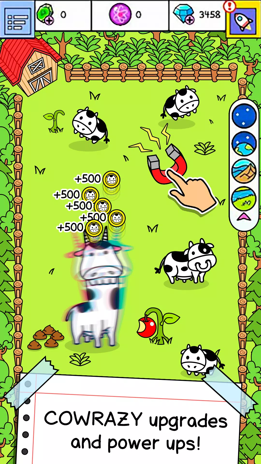 Cow Evolution: O Jogo da Vaca Captura de tela 2