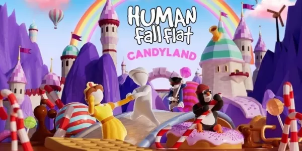 Human Fall Flat Mobile Lança Nível Candyland
