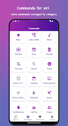 Commands for Siri voice app.应用截图第2张