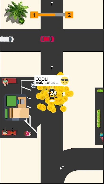 Idle Taxi: Driving Simulator Screenshot 1