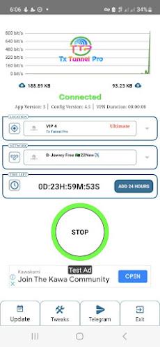 Tx Tunnel Pro - Super Fast Net Capture d'écran 1